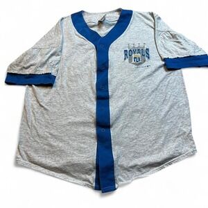 Vintage 1993 Kansas City Royals MLB‎ baseball jersey shersey size XL